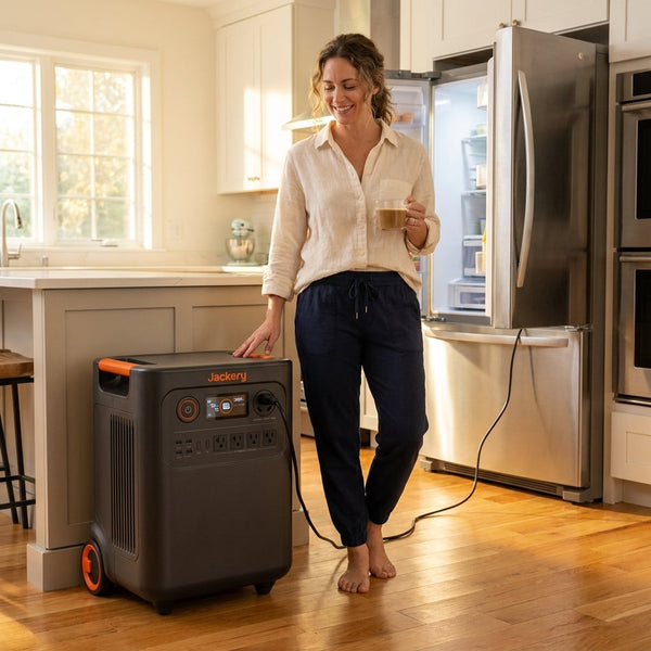 Solar Generator Built for Home Backup Power, 3600W Output, 3584Wh Capacity, Expandable to 21kWh