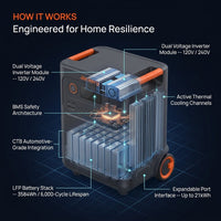 Solar Generator Homepower 3600 Plus — How It Works