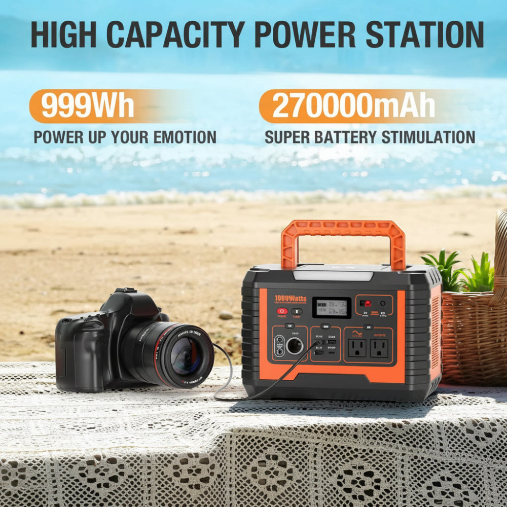 1000W Continuous Portable Power Station